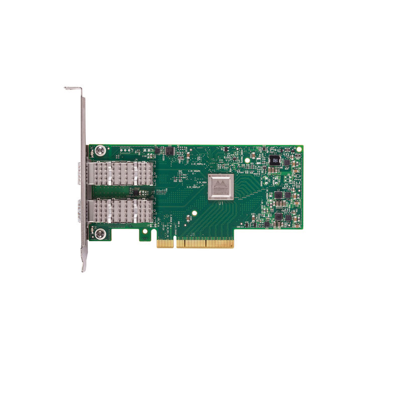 Mellanox connectX-4 van het de Havensfp28 PCIe3.0 X8 Netwerk van Lx ENGELSE 25GbE Dubbele de Interfacekaart mcx4121a-ACAT