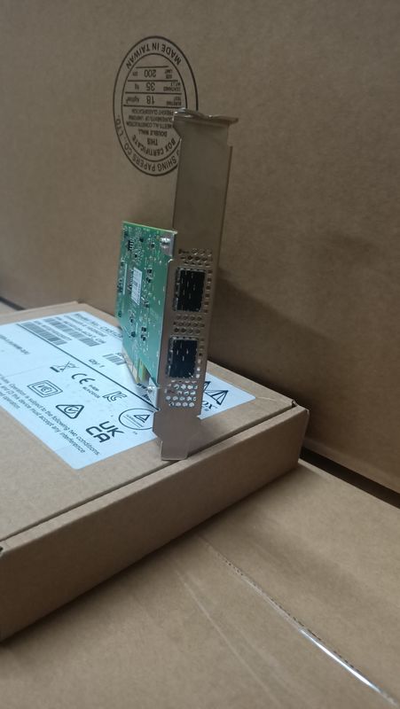 Mcx512a-ACAT Mellanox Connectx 5 Dubbele Haven 10 ENGELSE de Adapterkaart PCIe van 25gbe Sfp28 3,0 X8