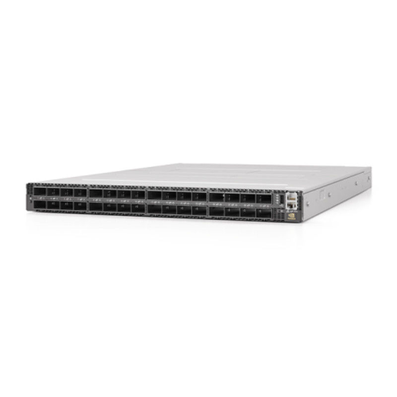 Infiniband MQM9700-NS2F Mellanox Network Switch 400G 16,8 Tbps voor Server