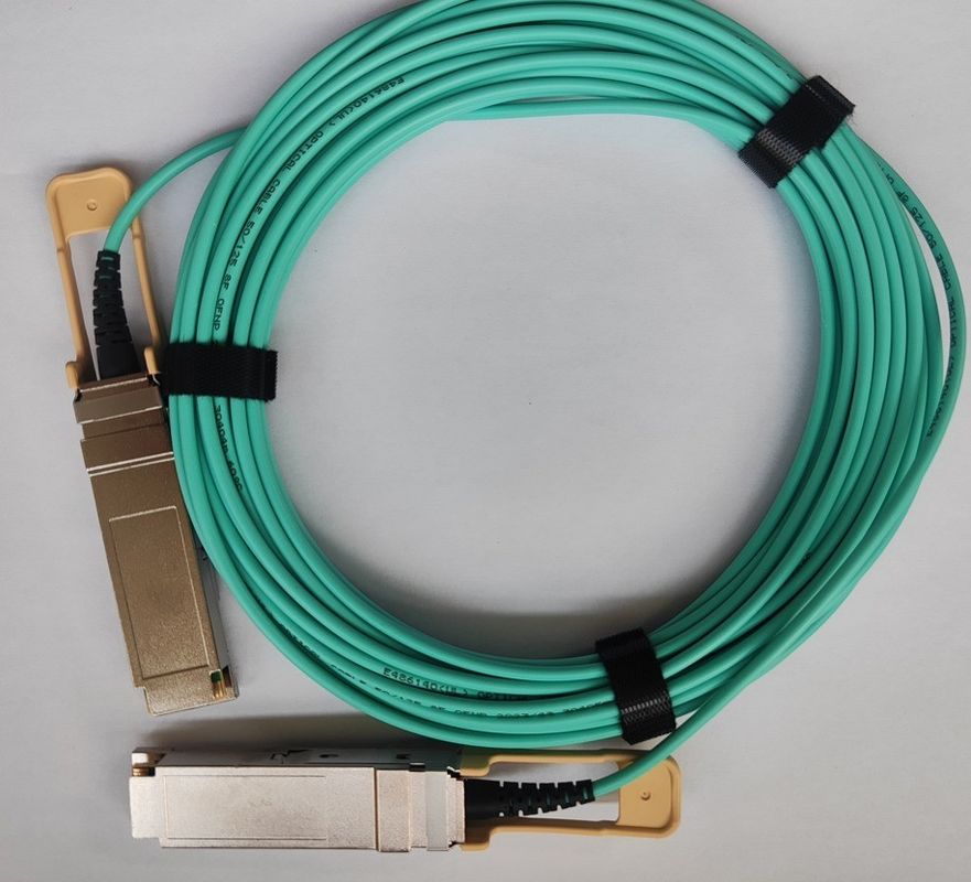 200G QSFP56 Active optische kabel 26.56GBaud snelheid gegevensoverdracht Compatibel met OM3/OM4 connector Type QSFP56 connector