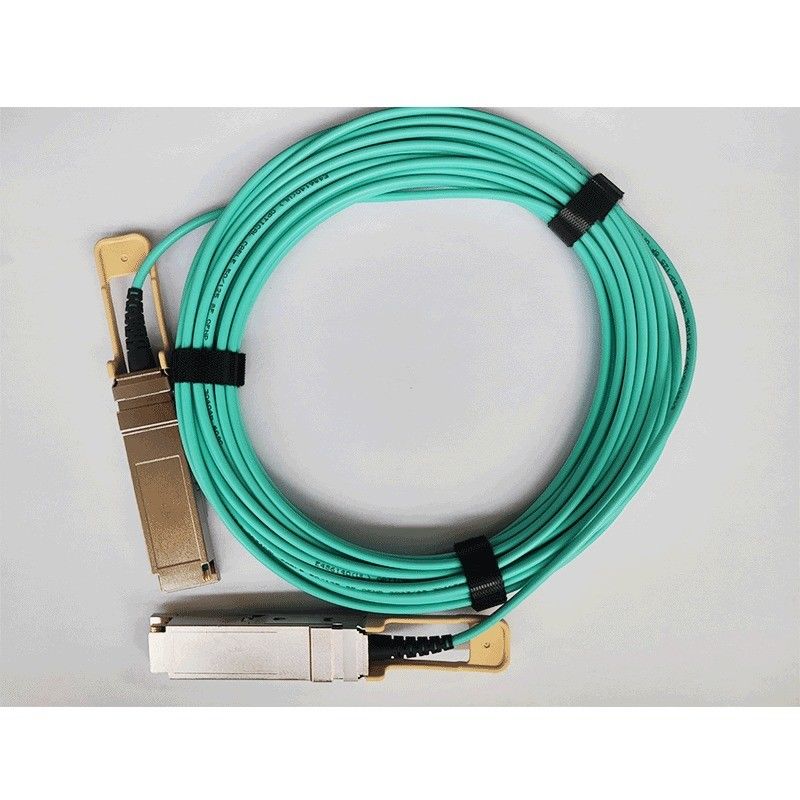 200G QSFP56 Active optische kabel 26.56GBaud snelheid gegevensoverdracht Compatibel met OM3/OM4 connector Type QSFP56 connector