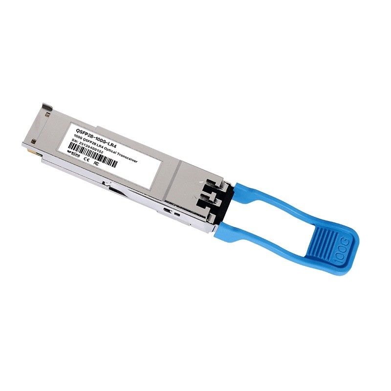 10 km maximale transmissieafstand 100G QSFP28 LR4 optische transceivermodule voor datacenterconnectiviteitsoplossingen