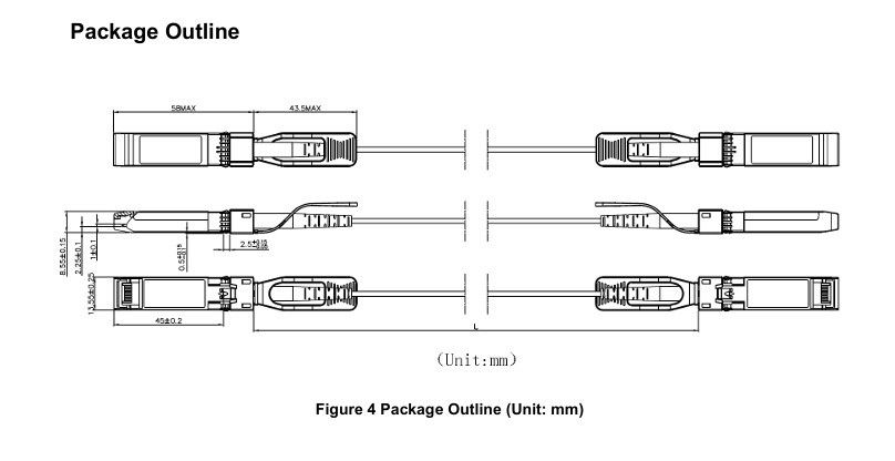 OM3/OM4 Multimode vezel 25G SFP28 AOC actieve optische kabel met 850 nm frequentiebereik en eenvoudige plug-and-play installatie