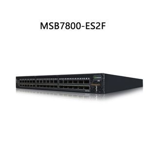 Stroomlijn uw netwerk met de MSB7800-ES2F beheerde 36-poorts rack-mountable switch in zwart/grijs