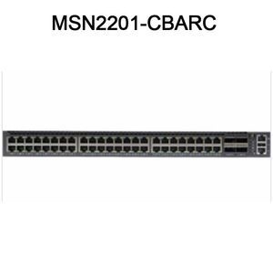 Netwerken met Infiniband Technology Nvidia MSN2201-Cbarc 1gbe/100gbe 1u Switch Cumulus RJ45 48 Qsfp28 4 DC PSU 2 C2p