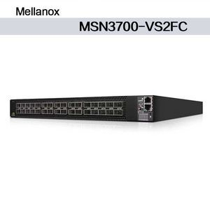 200g Transmissiesnelheid Mellanox Switch MSN3700-Vs2FC Nvidia Gebaseerde 1u Open Ethernet Switch met 43,6*433,2*590,6 mm Afmetingen