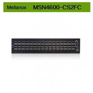 Speed Networking Nvidia Spectrum-3 100Gbe Switch met 64 QSFP28 poorten MSN4600-CS2FC Max Snelheid 100G 5000