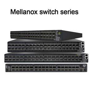 Stapelbare 2u Open Ethernet Switch met 64 Qsfp28-poorten en Dual Power Supplies Technology Infiniband Function Stapelbare