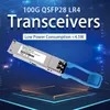 Hoge prestaties Qsfp28-100g-Lr4 100g Qsfp28 10km 1310nm Sm Dual LC Glasvezel Optische Zenderontvangermodule SFP Lr4 Lage prijs