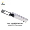 Prijs Onderhandelbare voorraad High-speed 100g Qsfp28 Zr4 80km Transceiver module voor betrouwbare netwerken
