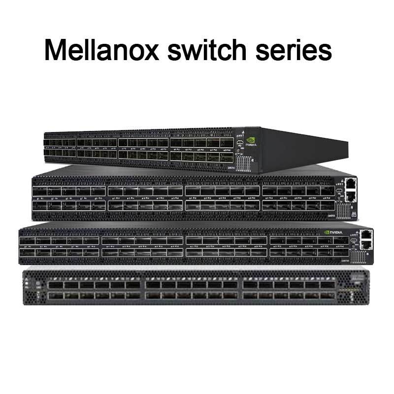 920-9b110-00rh-0m0 Mellanox Mqm8700-HS2r Quantum Hdr Infiniband Switch 40 Qsfp56 Ports Transmissie snelheid 10/100/1000Mbps