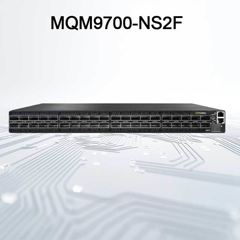 MQM9790-NS2F Mellanox Network Switch P2C Airflow 64 Port NDR 32 OSFP Port Niet beheerd
