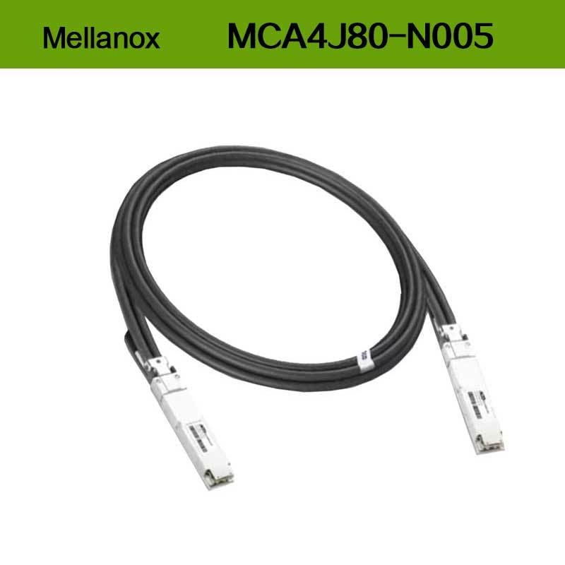 Mellanox DAC-kabel MCA4J80-N005 Actieve koperkabel IB Twin Port NDR 800 Gb/s OSFP 5 meter