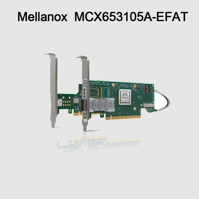 het Netwerkkaart connectX-6 van 100g mcx653105a-EFAT Mellanox VPI-Adapter voor Server