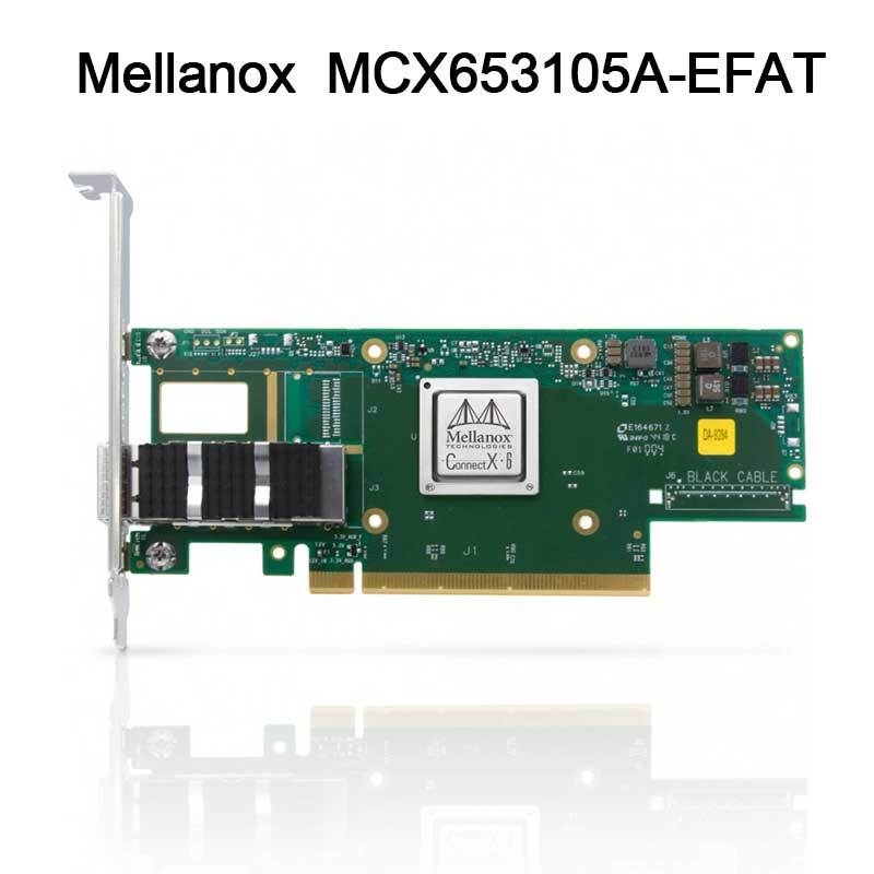 het Netwerkkaart connectX-6 van 100g mcx653105a-EFAT Mellanox VPI-Adapter voor Server
