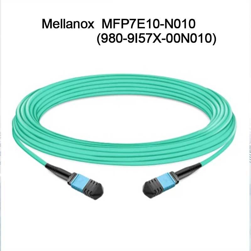 MFP7E10-N010 Mellanox AOC Passieve vezelkabel MMF MPO12 APC Tot MPO12 APC 10m