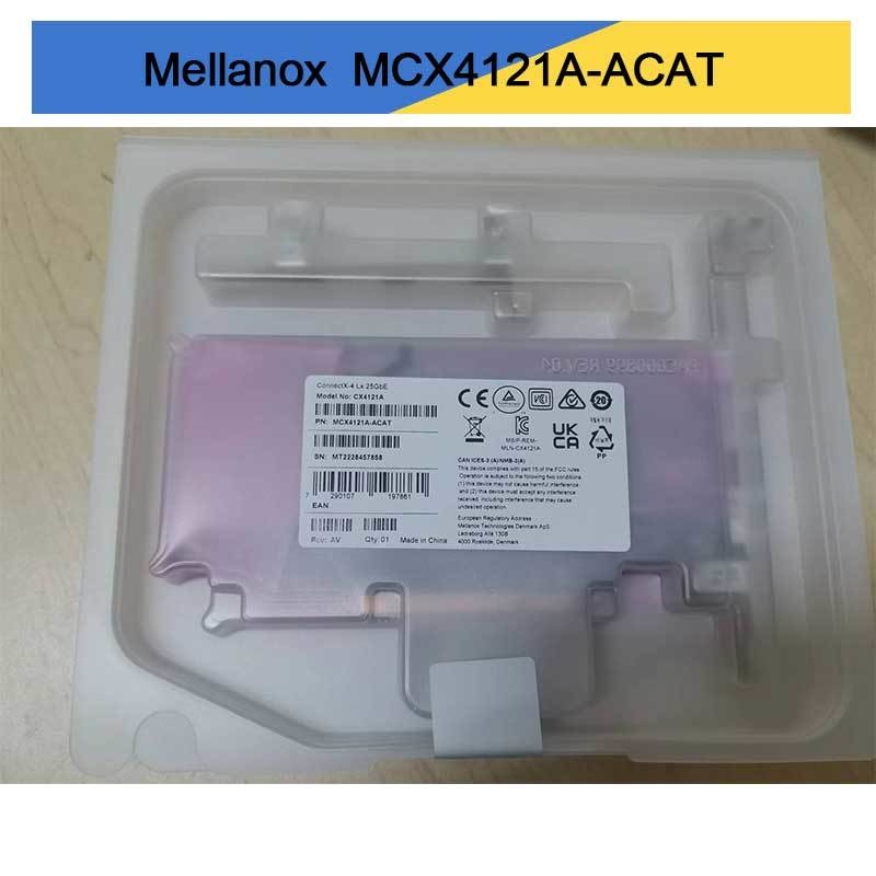 Mellanox connectX-4 van het de Havensfp28 PCIe3.0 X8 Netwerk van Lx ENGELSE 25GbE Dubbele de Interfacekaart mcx4121a-ACAT