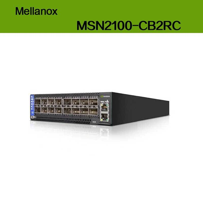 Max Speed EDR Nvidia Mellanox Spectrum gebaseerd op 100gbe 1u Open Ethernet Switch met Cumulus Linux MSN2100-CB2RC 16 Qsfp28 poorten