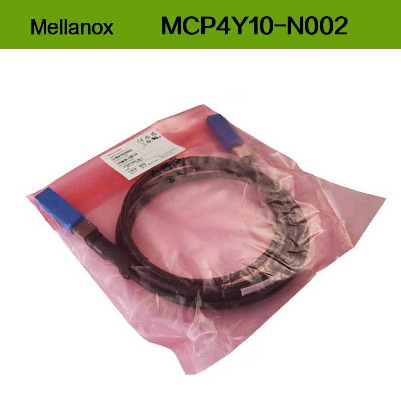 Nvidia Kabel Mcp4y10-Nxxx Twin-Port 2X400GB/S Osfp naar 2X400GB/S Osfp Passieve Dac Mcp4y10-N002 (980-9IA0I-00N002)