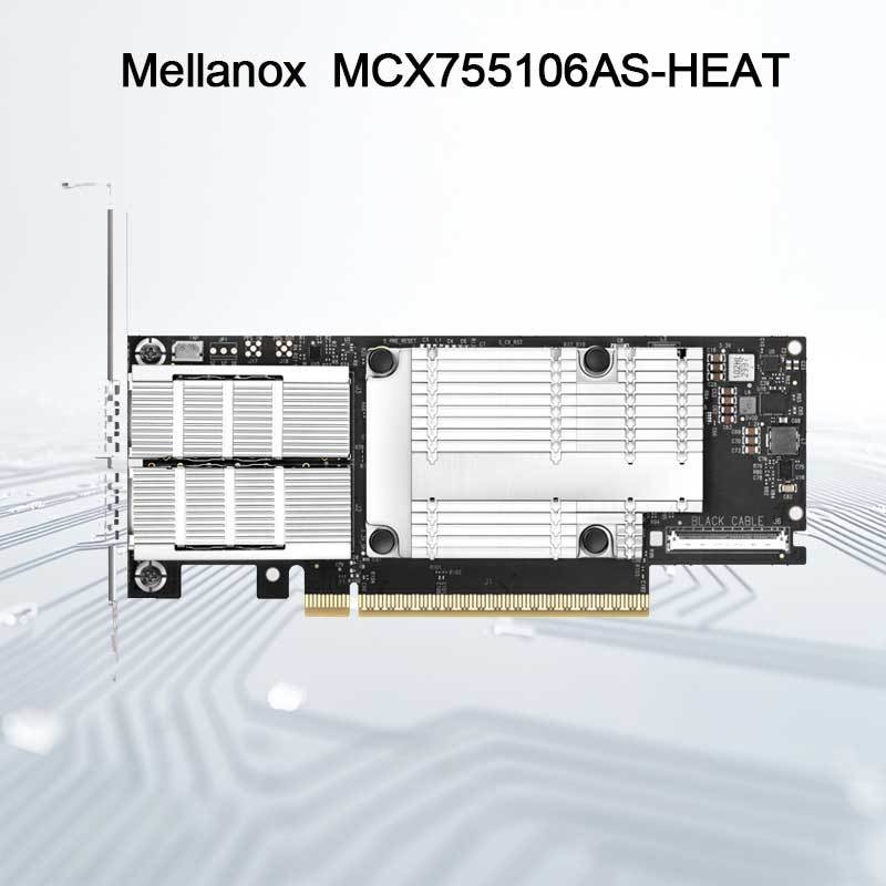 MCX755106as-Warmte (900-9X7AH-0078-DTZ) Nvidia Connectx-7 200g Ethernet Adapter met Dubbele Poorten