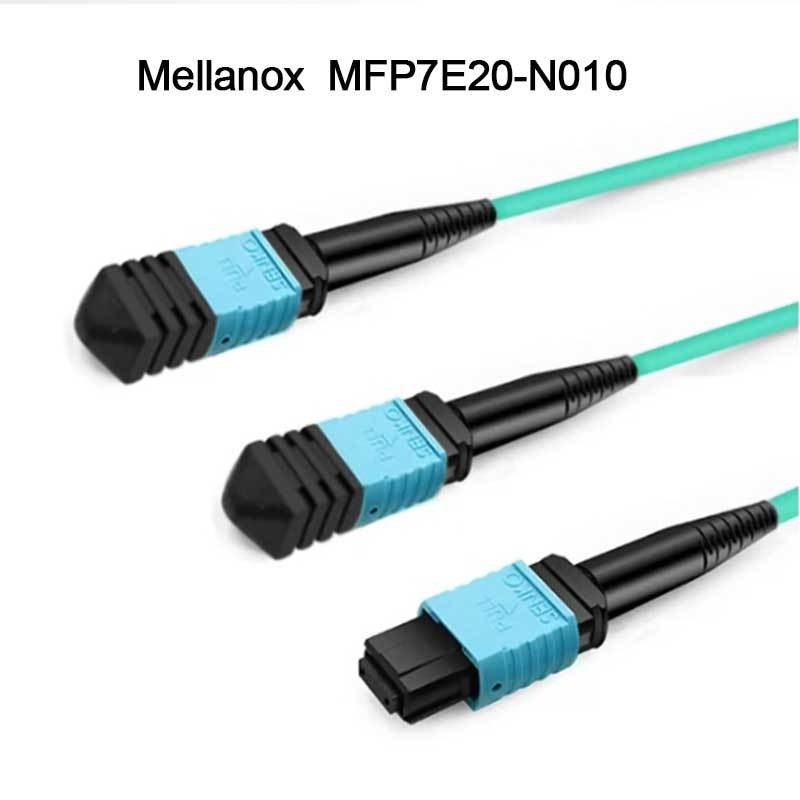 Nvidia Mfp7e20-Nxxx Optische Multimode Splitter Glasvezelkabel Mfp7e20-N010 Mmf, MPO12 APC tot 2xmpo12 APC