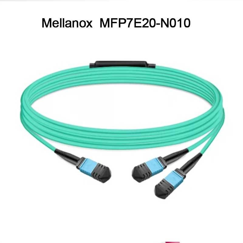 Nvidia Mfp7e20-Nxxx Optische Multimode Splitter Glasvezelkabel Mfp7e20-N010 Mmf, MPO12 APC tot 2xmpo12 APC