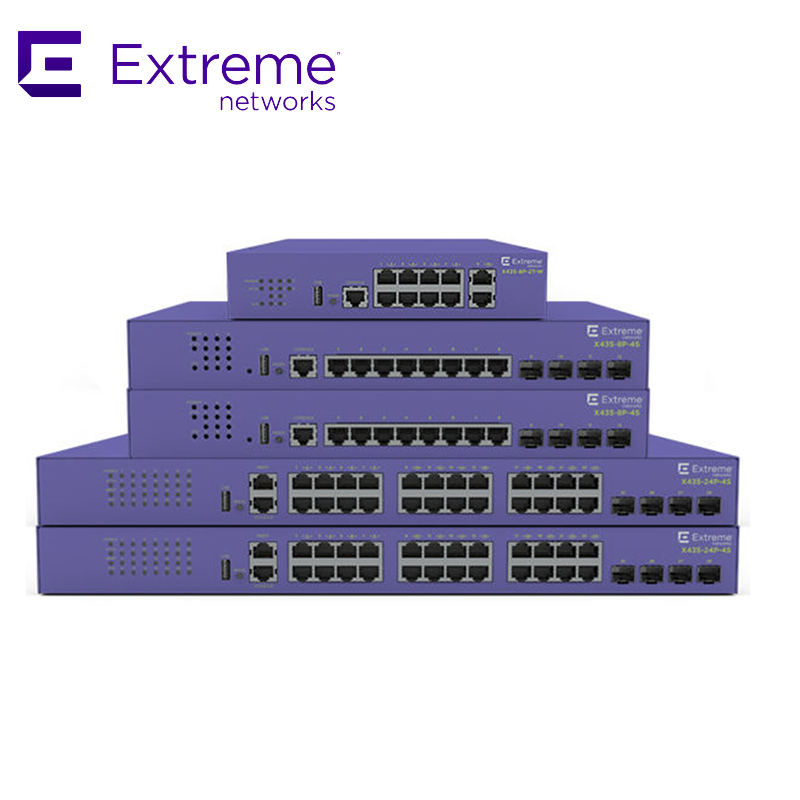 Extreme X435-8t-4s Serie High-Performance Netwerkswitch voor Naadloze Connectiviteit