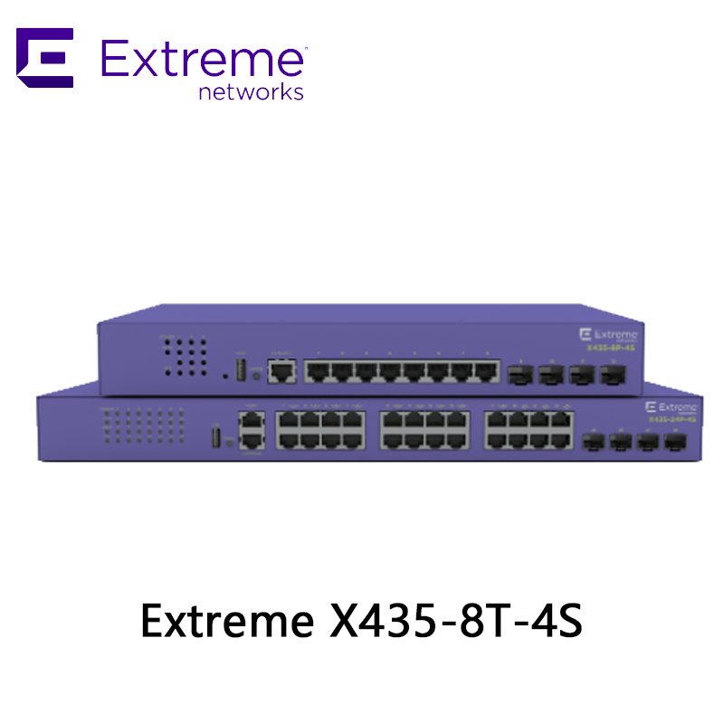 Extreme X435-8t-4s Serie High-Performance Netwerkswitch voor Naadloze Connectiviteit