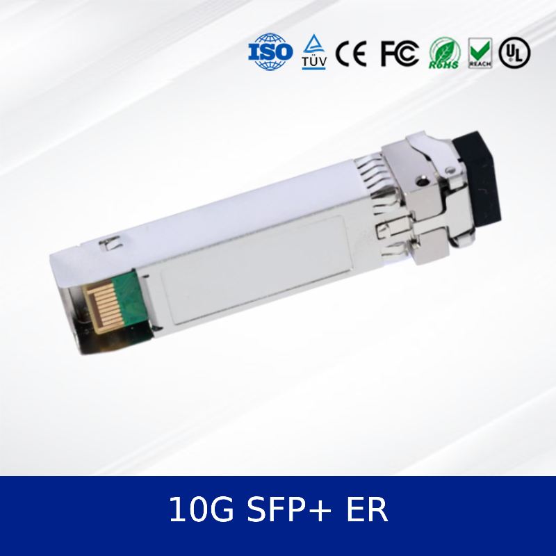 Optische transceiver module 10G SFP+ ER voor Data-center Ethernet Hoge prestaties, Laag vermogen, Betrouwbaar