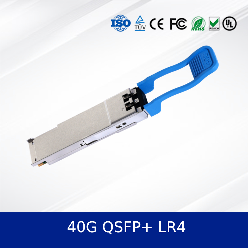 High-Speed 40G QSFP+ LR4 3.3V optische transceivermodule voor betrouwbare netwerken Nieuw