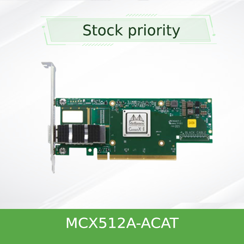 Mcx512a-ACAT Mellanox Connectx 5 Dubbele Haven 10 ENGELSE de Adapterkaart PCIe van 25gbe Sfp28 3,0 X8
