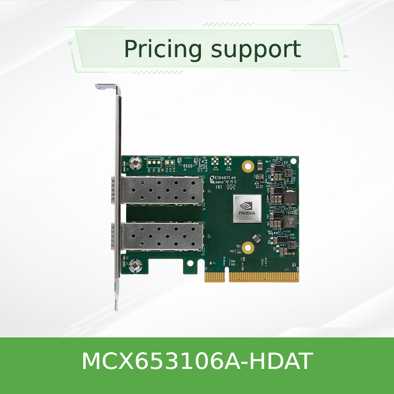 De dubbele van de het Netwerkkaart VPI van Havenethernet HDR 200GbE Mellanox Adapter mcx653106a-HDAT ConnectX 6 QSFP56