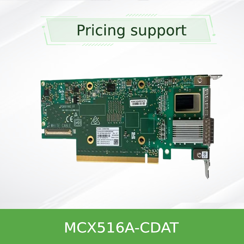 De dubbele van het de Kaartinformatieblad van het Havenqsfp28 Mellanox 100gbe Netwerk Adapter mcx516a-CDAT PCIe 4,0 de Lange Steun van X16