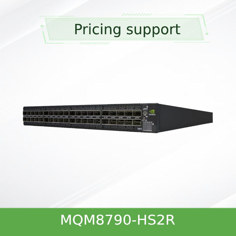 Verbeterde netwerkprestaties Mellanox switch MQM8790-HS2R ((920-9B110-00RH-0D0) Quantum Hdr Infiniband Switch 40 Qsfp56 Ports Nvidia