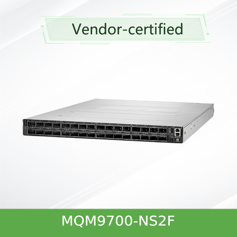 MQM9700-NS2F ((920-9B210-00FN-0M0) Mellanox Infiniband netwerk Switch Quantum 2 Gebaseerd op NDR