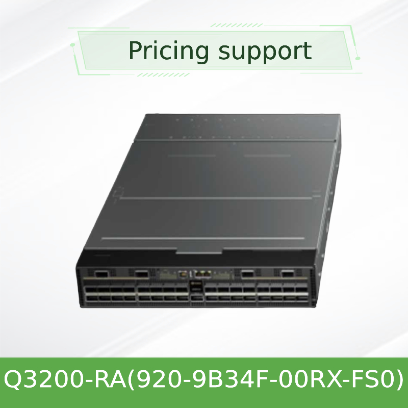 Nvidia Q3200-Ra Quantum-3 Gebaseerde Twee Aangrenzende Xdr Infiniband Switches met Vlan Ondersteuning 2u 36 Xdr Poorten 18 Osfp Cages