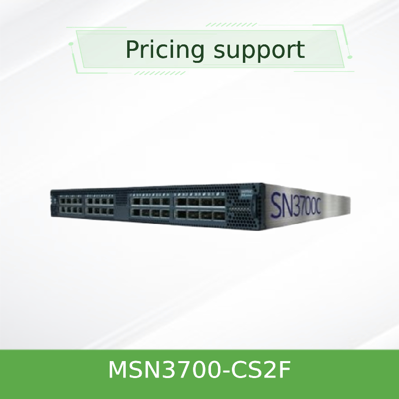 MSN3700-CS2F spectrum-2 de Gebaseerde Schakelaar van het mellanoxnetwerk van 100GbE 1U Open met Onyx 32 QSFP28-Havens