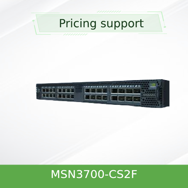 Van de het Netwerkschakelaar van MSN3700-CS2F Mellanox van de de Leverings (AC) de Standaarddiepte X86 cpu P2C Uitrusting van het de Luchtstroomspoor