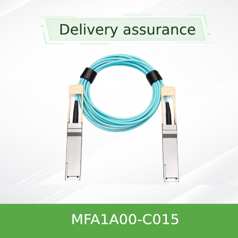 de Kabel MFA1A00-C015 15m van 100GbE QSFP LSZH Mellanox AOC Ethernet