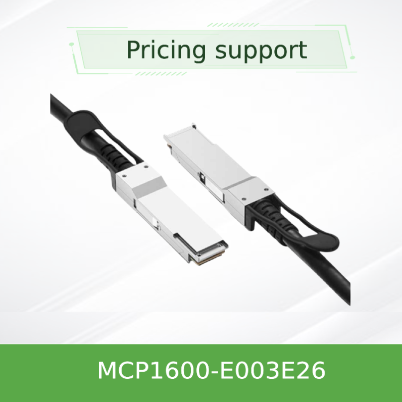 MCP1600-E003E26 Mellanox Dac Cable IB EDR 100Gb/S 4x 25g-NRZ QSFP28 LSZH 3m 26AWG