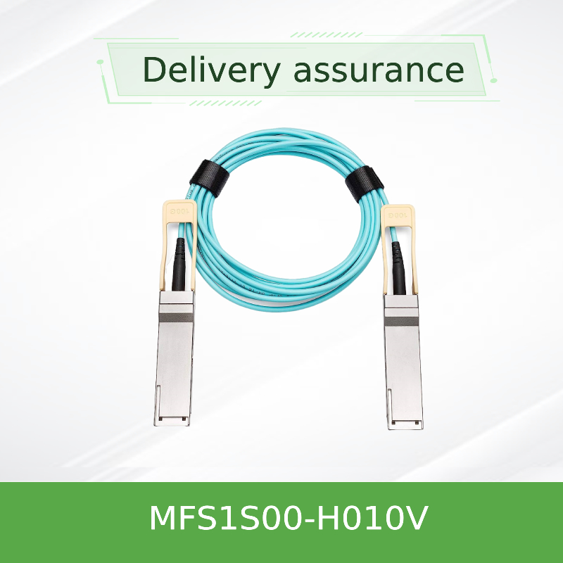 MFS1S00-H010V Mellanox AOC-kabel IB HDR tot 200Gb/S QSFP56 10m Sfp