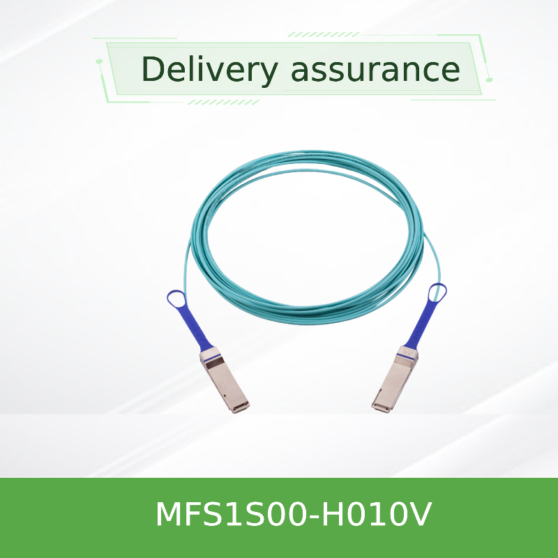 de kabel 10m QSFP56 MFS1S00-H010V van 200G Mellanox AOC in Servershoge snelheid