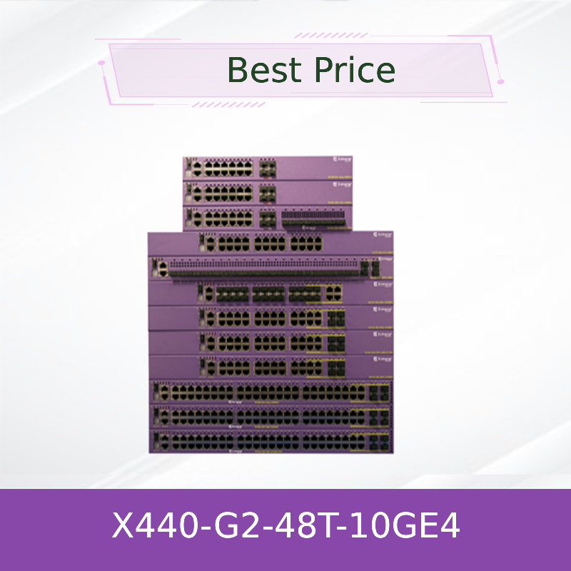 Fabrikant: Extreme Networks Switch16534 X440-G2-48t-10ge4 Ethernet Netwerk Switch Extreme Xos