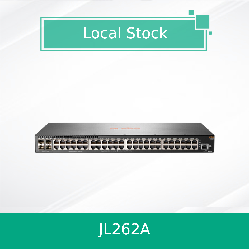 Hpe Aruba Networking 2930f 48g Poe+ 4SFP 370W Switch (JL262A) Nieuw en origineel