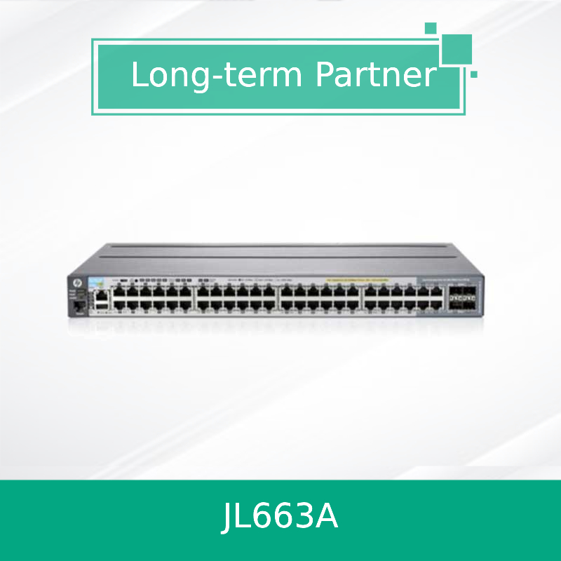 Jl663A Netwerkschakelaar 6300m Serie Switch 48-poorts 1gbe en 4-poorts Jl663A SFP56 Switch