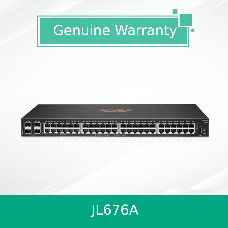 Hpe Aruba Cx 6100 48g Managed Switch met SFP+-poorten (JL676A) Nieuw en origineel