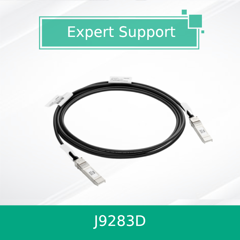 Hpe Aruba Networking 10g SFP+ naar SFP+ 3m Direct Attach Copper Kabel (J9283D)