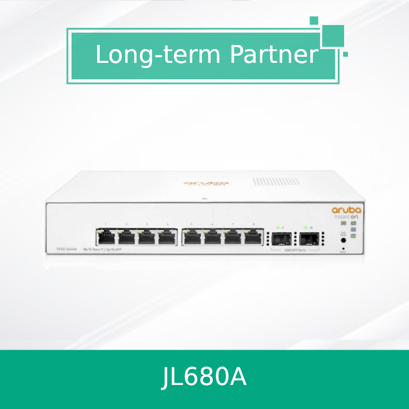 Hoge kwaliteit Nieuwe originele geavanceerde Aruba Network Switch 1930 serie (JL680A) Brand New Arrival Originele