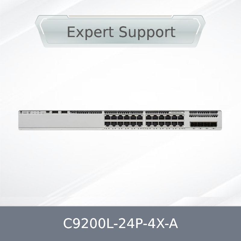 Nieuwe Originele Fabrieksverzegelde C9200L-24p-4X-a 9200L 24-Poort Poe+ 4 X 1g Network Advantage Cisco Switch C9200L-24p-4X-a
