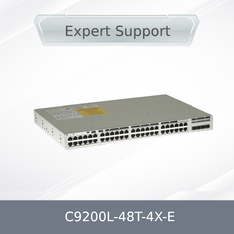 Nieuwe originele C9200L-48t-4X-E Network Switch, L3, Managed, 48 X 10/100/1000 + 4 X 10 Gigabit SFP+ (uplink)